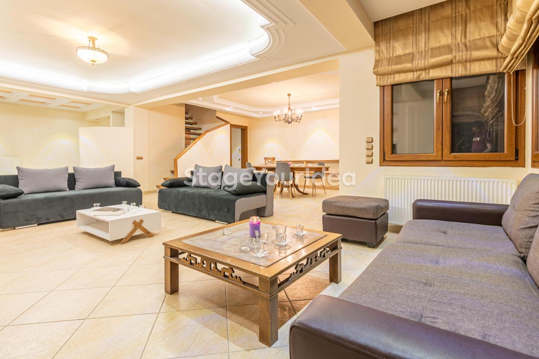 Luxury Appartment, Only 7 Minutes From Thessaloniki Airport And 15 Minutes From City Center ,For 8-23 People Also For Gatherings And Parties Neon Rysion Exteriör bild