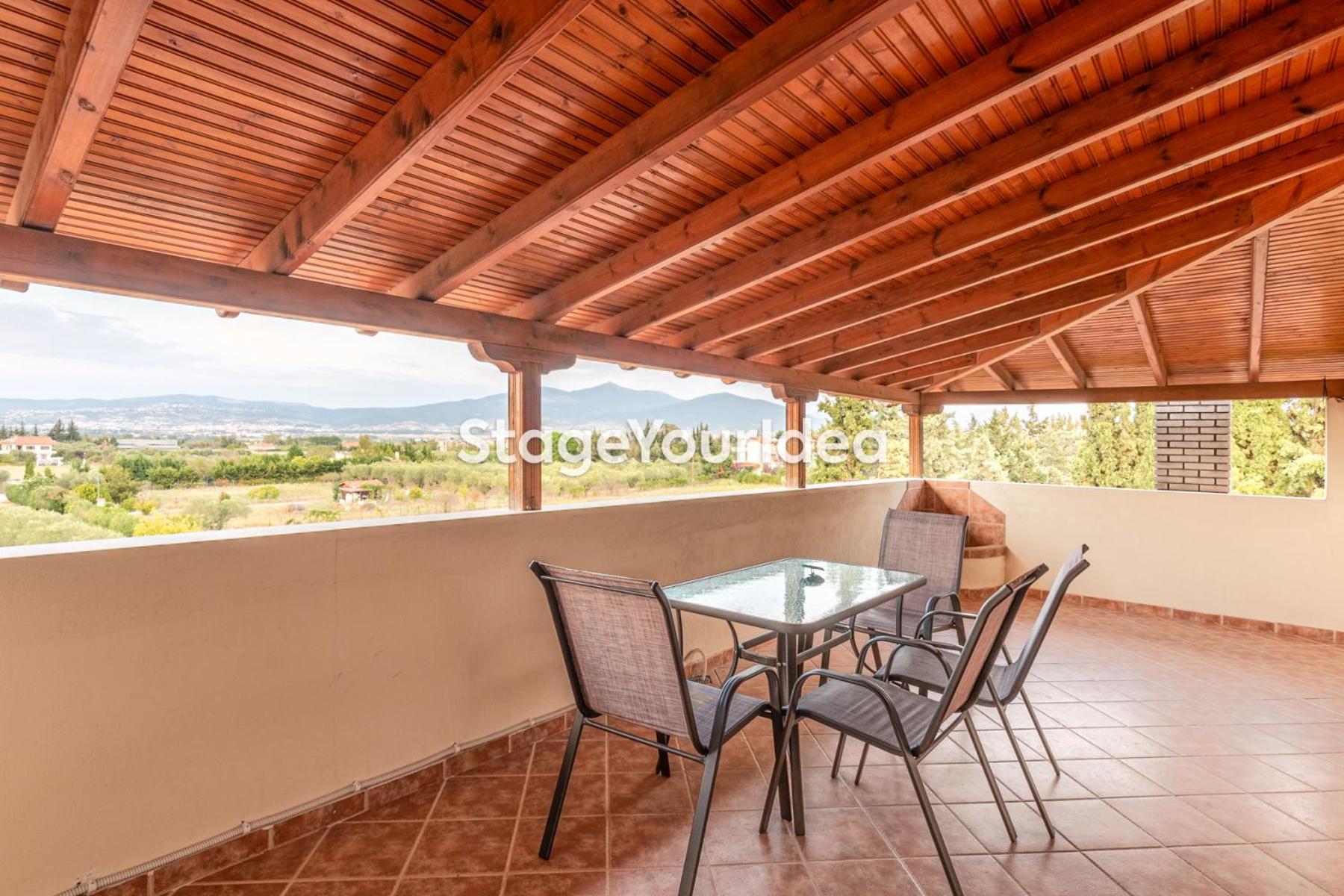 Luxury Appartment, Only 7 Minutes From Thessaloniki Airport And 15 Minutes From City Center ,For 8-23 People Also For Gatherings And Parties Neon Rysion Exteriör bild